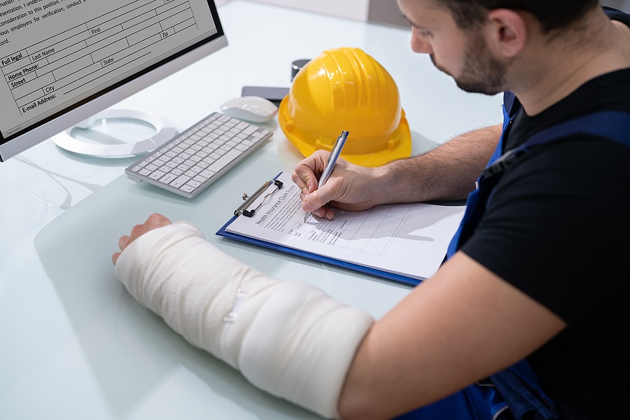 Worker Accident Insurance Disability Compensation And Social Ben